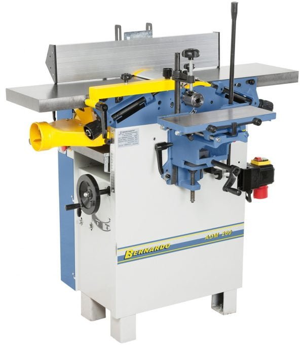 Obliavimo staklės su reismusu Bernardo ADM 260 su papildomai užsakomu kaltavimo - gręžimo įrenginiu