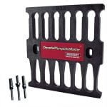 Pagalbinė priemonė savadarbio kregždės uodegos sujungimų šablono gamybai