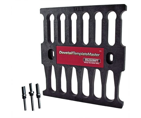 Pagalbinė priemonė savadarbio kregždės uodegos sujungimų šablono gamybai