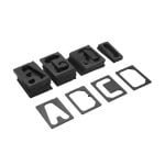 Raidžių ir skaitmenų frezavimo komplektas Milescraft SignPro - raidžių ir skaičių šablonai