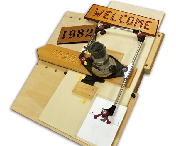 Kopijavimo įrenginys Milescraft PantographPro - panaudojimo pavyzdys