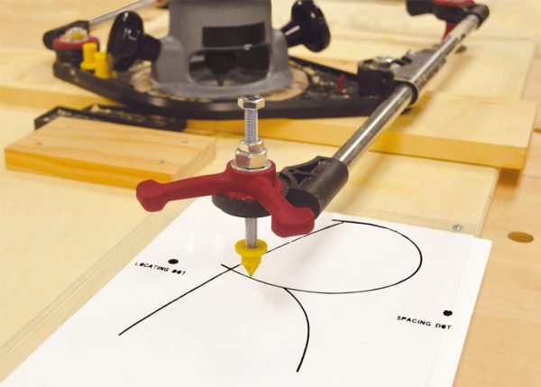 Kopijavimo įrenginys Milescraft PantographPro - panaudojimo pavyzdys