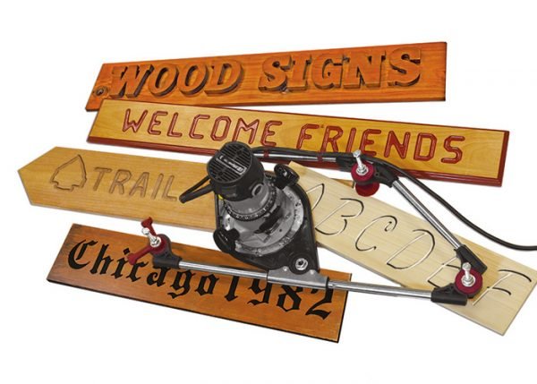 Kopijavimo įrenginys Milescraft PantographPro - panaudojimo pavyzdys