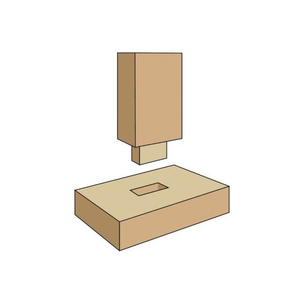 Medienos gręžimo - kaltavimo staklės Bernardo HM 12 P - panaudojimo pavyzdys