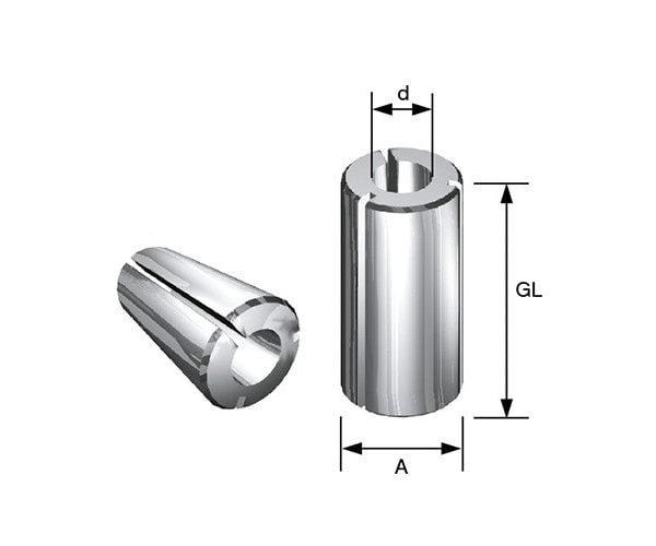 Pereinamoji įvorė kotinės frezos tvirtinimui