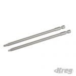 Keturkampių atsuktuvo antgalių komplektas 2 vnt. Kreg D6X2