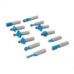 Medienos apdirbimo frezų komplektas 12 mm TCT, 12 vnt.