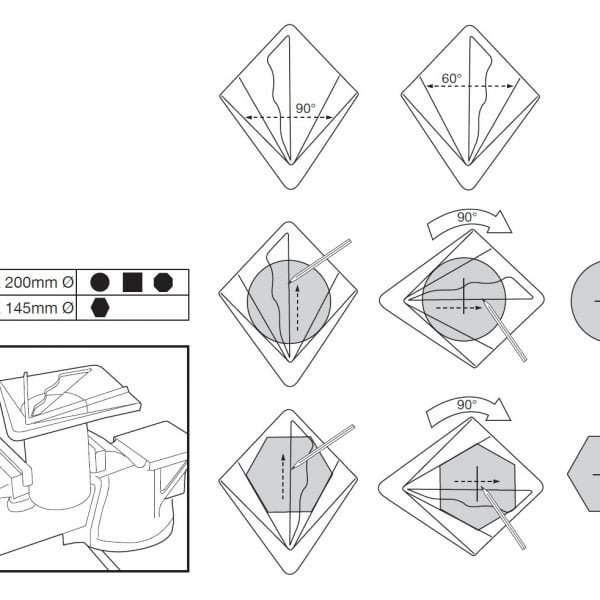 Centro nustatymo šablonas