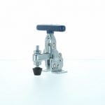 Vertikalus alkūninis spaustuvas horizontaliu pagrindu ir T formos rankena