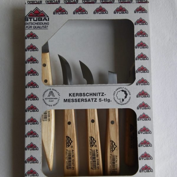 Drožimo peiliukų rinkinys Stubai 5 vnt.