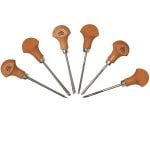 Medienos raižiklių rinkinys Stubai 6 vnt.