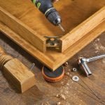 Neslystančios atramos ruošinio įtvirtinimui Bench Cookie® Plus - panaudojimo pavyzdys