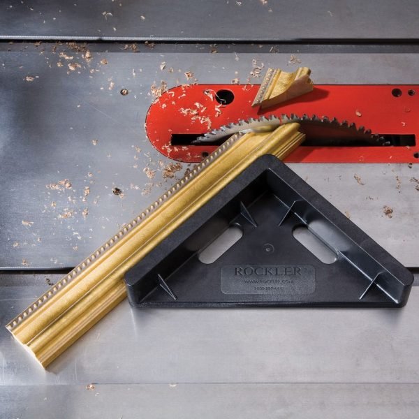 Kampų supjovimo šablonas Rockler Mitre Sled - panaudojimo pavyzdys