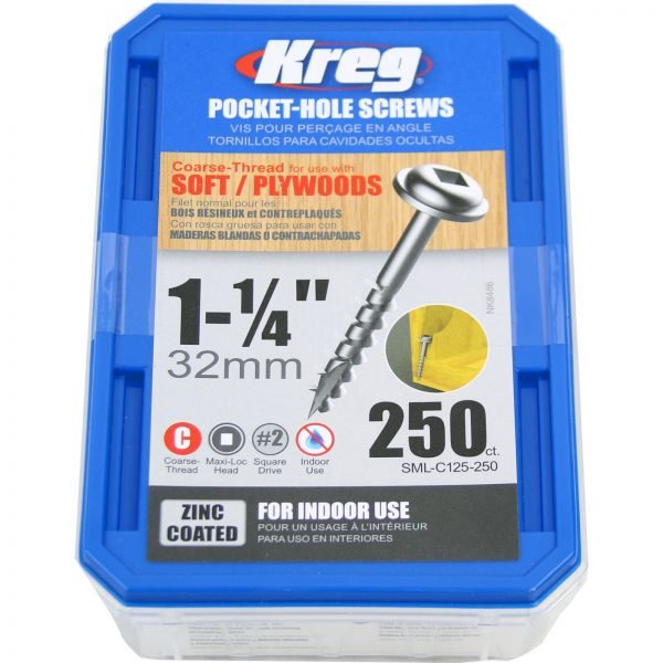 Kreg varžtai SML-C125-250-INT – 32mm