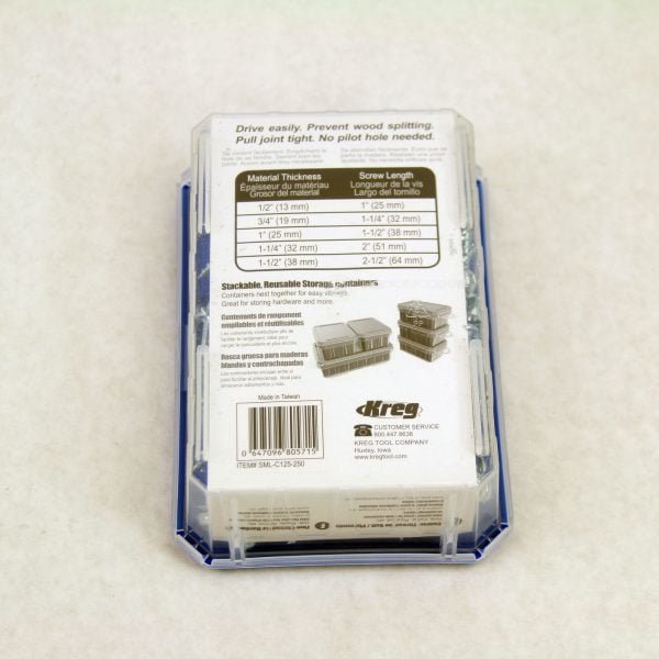 Kreg varžtai SML-C125-250-INT – 32mm