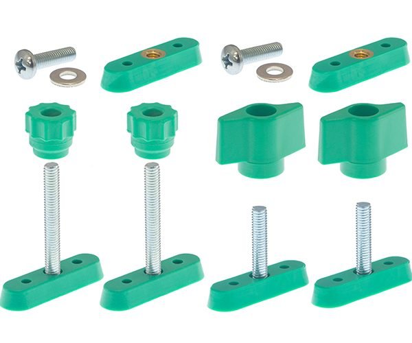 Tvirtinimo priemonių komplektas MATCHFIT Dovetail Track Hardware™ Variety Pack