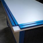 Kreg takelių darbastalio spaustuvų tvirtinimui sistema Universal Clamp Trak Kit KKS 2745