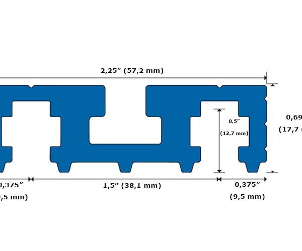 Kreg takelių darbastalio spaustuvų tvirtinimui sistema Universal Clamp Trak Kit KKS 2745