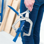 Universalus prispaudimo adapteris Kreg Jig 300 – osios serijos kišeninių skylių gręžimo šablonams - panaudojimo pavyzdys