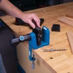 Priedas kišeninių skylių gręžimui Kreg Micro-Pocket™ Drill Guide Kit KPHA 530 - panaudojimo pavyzdys