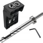 Priedas kišeninių skylių maskavimo kaiščiams išpjauti Kreg Custom Plug Cutter Drill Guide Kit KPHA 740