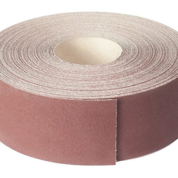 Šlifavimo juosta dviejų būgnų cilindrinėms šlifavimo staklėms 100mm x 25 m – gr.120