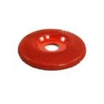 Raudonas plokščias rotacinis drožtuvas Saburrtooth (diametras 100mm)