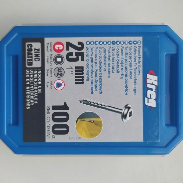 Kreg varžtai SML-C1-100-EUR–25mm