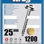 Kreg varžtai SML-C1-1200–25mm