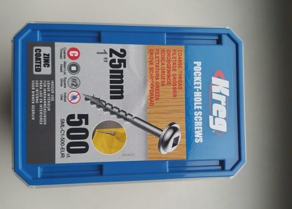 Kreg varžtai SML-C1-500-INT–25mm