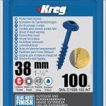 Kreg varžtai Blue-Kote SML-C150B-100-38mm