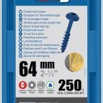 Kreg varžtai Blue-Kote SML-C250B-250-64mm
