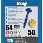Kreg varžtai Blue-Kote SML-C250B-50-64mm