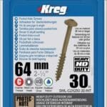 Kreg Jig HD kišeninių skylių varžtai – 30 vnt.