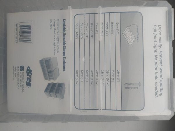 Kreg varžtai SPS-F075-1200-EUR–19mm