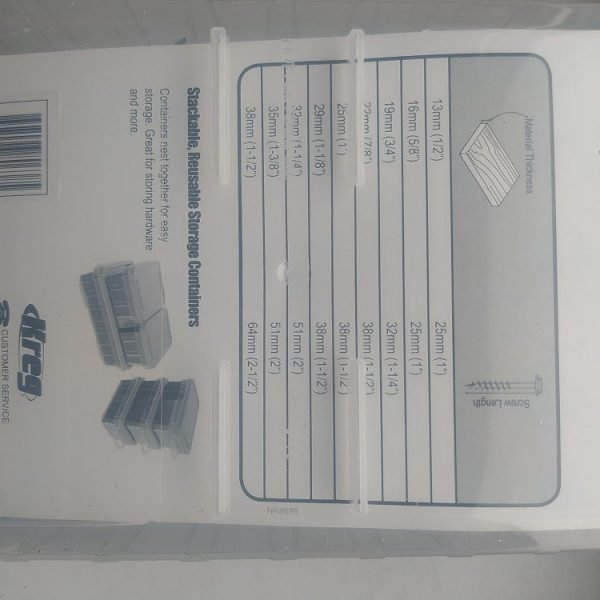 Kreg varžtai SPS-F075-1200-EUR–19mm