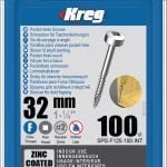 Kreg varžtai SPS-F125-100–32mm