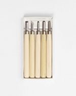 Japoniškų raižiklių medienos drožybai komplektas 5 vnt.