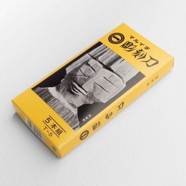 Japoniškų raižiklių medienos drožybai komplektas 5 vnt.