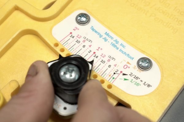 Precizinis kūgio pjovimo šablonas MicroJig MICRODIAL