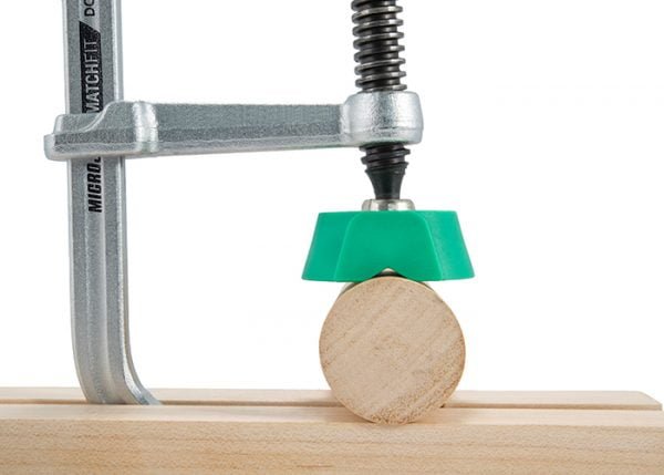 Spaudimo galvutės antdėklas X-PAD™ MATCHFIT darbastalio spaustuvams - panaudojimo pavyzdys