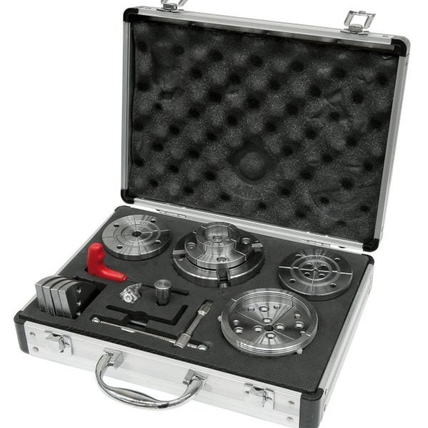 Griebtuvų medienos tekinimui komplektas Power chuck set Premium, 95 mm