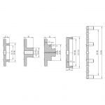 Griebtuvų medienos tekinimui komplektas Power chuck set Premium M 115