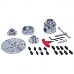 Griebtuvų medienos tekinimui komplektas Power chuck set Premium M 70