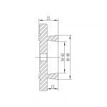 Griebtuvas Bernardo M 95 su keturiomis A tipo kūgio formos žiaunomis