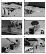 Greito nustatymo pagalbinis šablonas (Pocket hole jig) paslėptų skylių gręžimui Triton T3PHJ