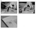 Greito nustatymo pagalbinis šablonas (Pocket hole jig) paslėptų skylių gręžimui Triton T3PHJ