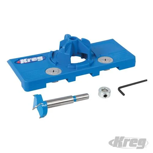 Pagalbinis durelių lankstų įstatymo šablonas Kreg Hinge Jig