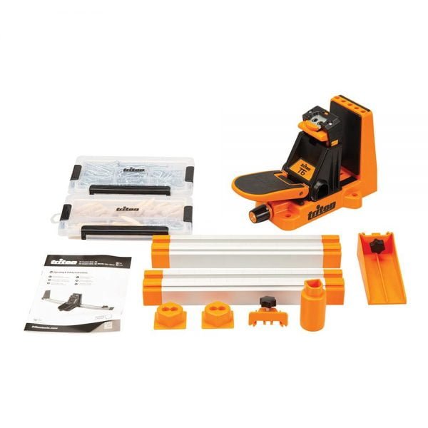 Pagalbinis šablonas paslėptų skylių gręžimui Triton Master Set T6PHJM