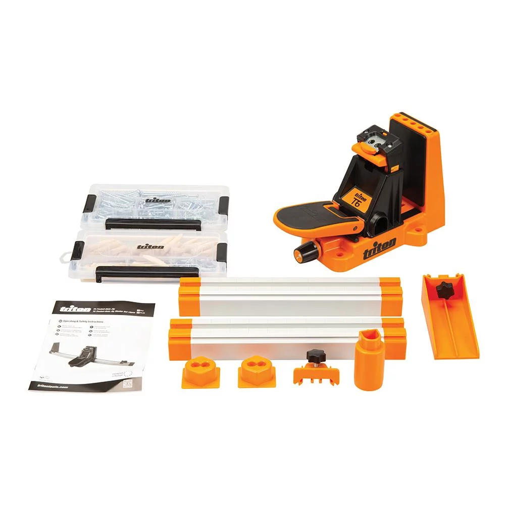 Pagalbinis šablonas paslėptų skylių gręžimui Triton Master Set T6PHJM